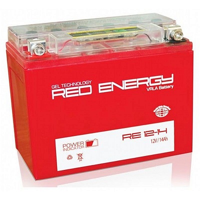батарея Red Energy RE 1214 (YTX14-BS,YTX16-BS, YB16B-A) (RE 1214)                   14ah 12V - купить в Нижнем Новгороде